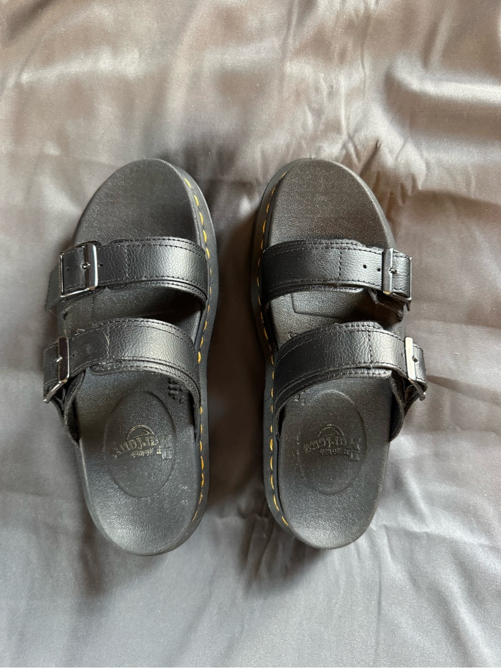 Dr. Martens Myles Slide Sandal - Black